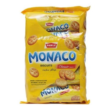 Parle Monaco Biscuit 5 x 63.3 Gm, 10 Pieces Per Carton